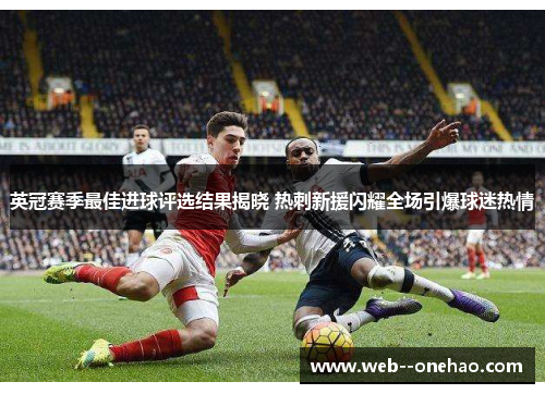 英冠赛季最佳进球评选结果揭晓 热刺新援闪耀全场引爆球迷热情